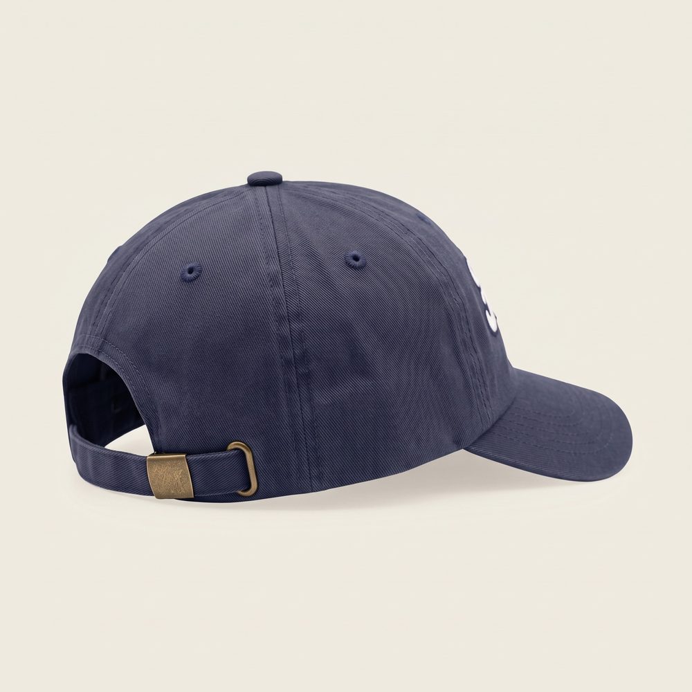 August Recess cap, Washed navy, right side